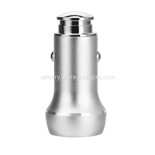 Aluminum alloy series Silver  Car Charger
